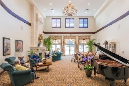 Interior common area/reception area at The Summit of Citrus Hills.
